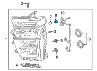 OEM Chevrolet Tahoe Socket Diagram - 84389022
