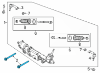 OEM Ford Mount Bolt Diagram - -W716638-S439