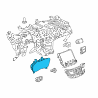 OEM Buick Envision Cluster Diagram - 84195910