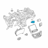 OEM Buick Hazard Switch Diagram - 23430334