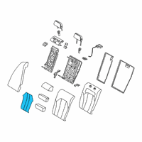 OEM 2022 BMW 330e Seat Heater Pad Diagram - 52207421053