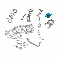 OEM 2022 Chevrolet Camaro Fuel Pump Controller Diagram - 23382215