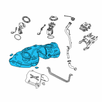 OEM Cadillac ATS Fuel Tank Diagram - 84354958