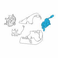 OEM 2019 BMW X6 Steering Column Switch Diagram - 61-31-6-833-423