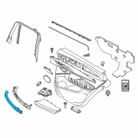 OEM 2022 BMW X3 TRIM COVER, PULL STRAP, RIGH Diagram - 51-41-5-A36-396