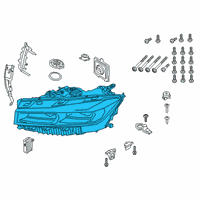 OEM 2022 BMW 750i xDrive HEADLIGHT, LED, AHL, LEFT Diagram - 63-11-9-450-233