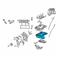 OEM 2017 Jeep Cherokee Pan-Engine Oil Diagram - 68161415AA