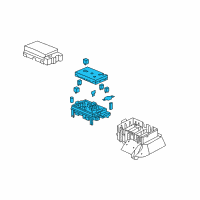 OEM 2004 Buick Rainier Fuse Box Diagram - 15196418