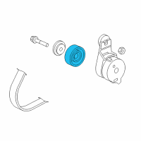 OEM 2006 Honda Accord Pulley, Idler Diagram - 31180-RCJ-A01