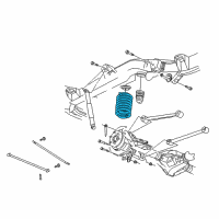 OEM 2007 GMC Envoy Rear Spring Diagram - 15948009