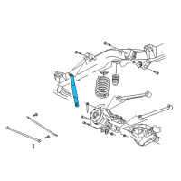 OEM Chevrolet Trailblazer EXT Shock Diagram - 25820699