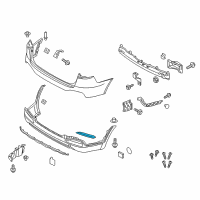 OEM 2017 Kia Sorento REFLECTOR/REFLEX Assembly Diagram - 92405C6000