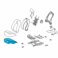 OEM 2019 Toyota Camry Seat Cushion Pad Diagram - 71512-06700