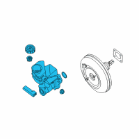 OEM 2014 Nissan Maxima Cylinder Brake Master Diagram - 46010-JA02A