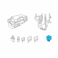 OEM Jeep Cherokee Mini Relay Diagram - 4692141AA