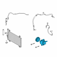 OEM Scion iA Compressor Diagram - 88310-WB001