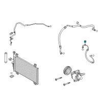 OEM 2019 Toyota Yaris Discharge Hose Cap Diagram - 88375-WB002