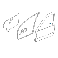 OEM Nissan Grommet Diagram - 01658-00163