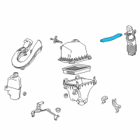 OEM 2019 Lexus NX300h Hose, Ventilation Diagram - 12261-36060