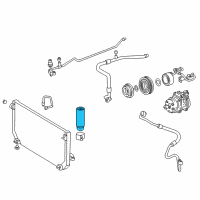 OEM 1998 Toyota Corolla Drier Diagram - 88471-38010