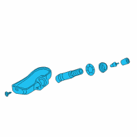 OEM 2016 Chevrolet Equinox Tire Pressure Sensor Diagram - 19332370