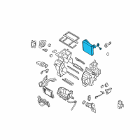 OEM 2010 Hyundai Elantra Core & Seal Assembly-Evaporator Diagram - 97139-2H000