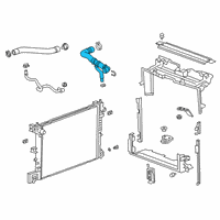 OEM Cadillac CT6 Upper Hose Diagram - 84065778