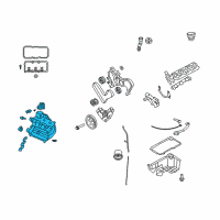 OEM 2010 Chrysler Town & Country Plenum-Intake Manifold Diagram - 4593578AD