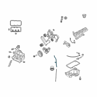 OEM Dodge Nitro Tube-Engine Oil Indicator Diagram - 4892268AA