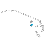 OEM 2003 Acura CL Holder, Stabilizer Bush Diagram - 52308-SZ5-000