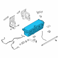 OEM 2013 BMW 740Li High-Voltage Accumulator Diagram - 12-14-8-634-704