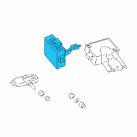 OEM Lexus GX460 Computer, Tire Pressure Monitor Diagram - 89769-60050