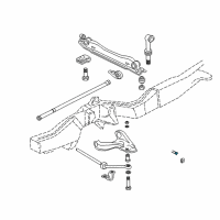 OEM 1993 GMC Jimmy Insulator, Front Stabilizer Shaft Diagram - 15958933