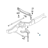 OEM 1989 GMC S15 Clamp, Front Stabilizer Shaft Insulator Diagram - 15677617