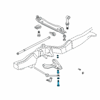 OEM 1997 Chevrolet Blazer Stabilizer Link Diagram - 15024511