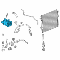 OEM Chevrolet Colorado Compressor Assembly Diagram - 84786601