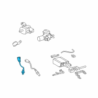 OEM 2018 Toyota Tundra Front Oxygen Sensor Diagram - 89467-0C070