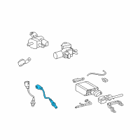 OEM Toyota Sequoia Rear Oxygen Sensor Diagram - 89465-0C260