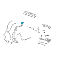 OEM 2007 Honda Civic Cap Unit, Mouth Diagram - 76802-SJD-003