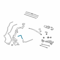 OEM 2017 Honda Fit Tube (560MM) Diagram - 76868-SWA-003