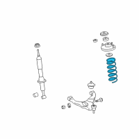 OEM 2020 Toyota 4Runner Coil Spring Diagram - 48131-35630