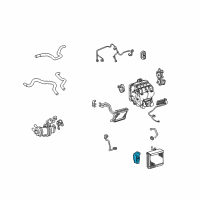 OEM 2010 Lexus RX350 Valve, Cooler Expansion Diagram - 88515-07030