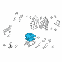 OEM 2019 Nissan GT-R Cushion Assy-Front Seat Diagram - 87300-64B9E