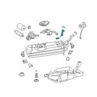 OEM 2006 Chrysler Crossfire Fuel Tank Sending Unit Diagram - 5127430AA