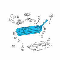 OEM 2006 Chrysler Crossfire Fuel Tank Diagram - 5143033AA