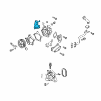 OEM 2021 GMC Terrain Water Pump Assembly Seal Diagram - 12641872