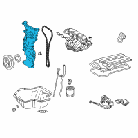 OEM Lexus HS250h Cover Assy, Timing Chain Diagram - 11310-28090