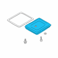 OEM 2003 Infiniti QX4 Transmission Oil Pan Assembly Diagram - 31390-41X07