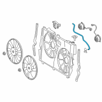 OEM 2021 Lexus RX450h Hose, Fan SHROUD W/R Diagram - 16377-0P230