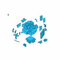 OEM 2000 Nissan Quest Heating Unit Assy-Front Diagram - 27110-7B000